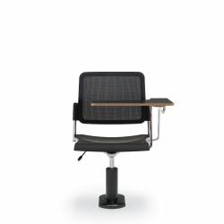 Sonic - classroom chairs - classroom seating - Armless Task Chair with Left Tablet, Polypropylene Seat & Mesh Back, Pedestal Base