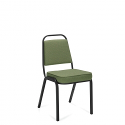 Chaise d'appoint empilable moyen rendement à dossier en demi-lune Chaise d'appoint empilable moyen rendement à dossier en demi-lune Model Thumbnail