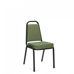 Chaise d'appoint empilable haut rendement à dossier en demi-lune Chaise d'appoint empilable haut rendement à dossier en demi-lune Model Thumbnail