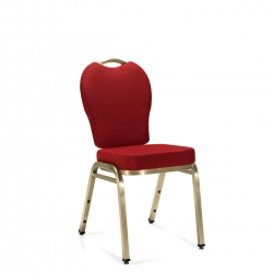 Chaise d'appoint empilable à dossier en médaillon Chaise d'appoint empilable à dossier en médaillon Model Thumbnail