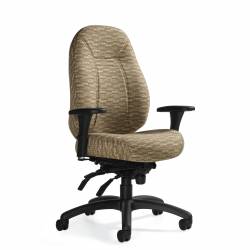 Fauteuil à basculements multiples haut rendement à dossier moyen Fauteuil à basculements multiples haut rendement à dossier moyen Model Thumbnail
