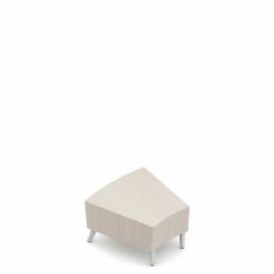 Inside Curve Wide Wedge End Table