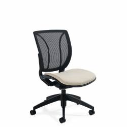 Siège sans accoudoirs à dossier posture moyen en tissu maillé Siège sans accoudoirs à dossier posture moyen en tissu maillé Model Thumbnail