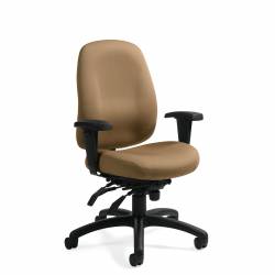 Granada deluxe - heavy duty seating - heavy duty office chair - lumbar support for office chair - ergonomic office chair - Medium Back Heavy Duty Multi-Tilter