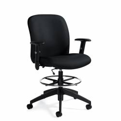 Triumph - Ergonomic Task Chair - Task Chair - Office Task Chair - Lumbar support for task chair - Medium Back Drafting Stool