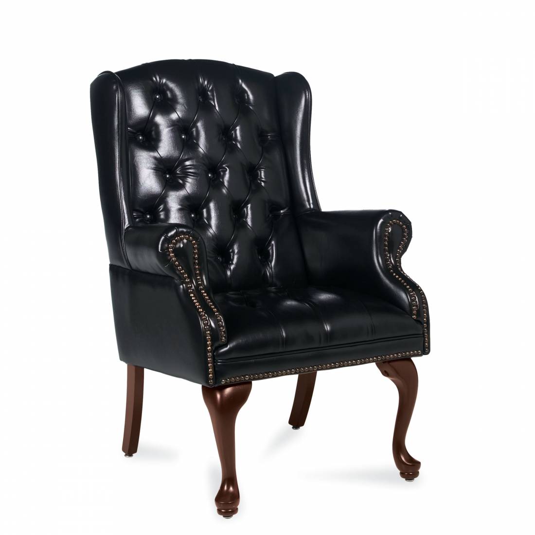 Global Furniture Group, Comfort, design and durability complement the Queen Anne carved front legs, tufted upholstery and