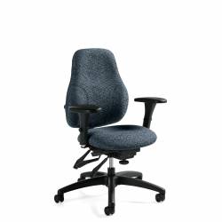 Tritek ergo select - Conference room chairs - management seating - ergonomic office chair - Medium Back Multi-Tilter, Small Seat