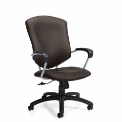 High Back Tilter, Leather Supra - Conference room chairs - guest seating - management seating - high back office chair - leather office chair
