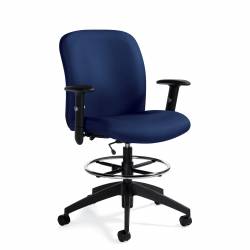 Medium Back Heavy Duty Drafting Stool Medium Back Heavy Duty Drafting Stool Model Thumbnail