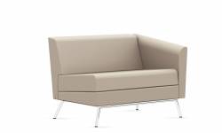 Fauteuil simple avec accoudoir de gauche Model Thumbnail