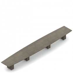 Table de conseil en forme de bateau, 264 po L x 48 po P Model Thumbnail