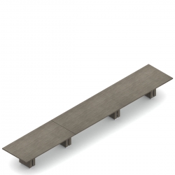 Table de conseil rectangulaire, 264 po L x 48 po P Model Thumbnail