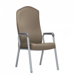 Fauteuil à dessus courbé, dossier haut et fixe Fauteuil à dessus courbé, dossier haut et fixe Model Thumbnail