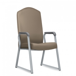 Fauteuil à dessus courbé, dossier haut et flexible, piétement monobloc Fauteuil à dessus courbé, dossier haut et flexible, piétement monobloc Model Thumbnail