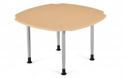 Table de salle à manger carrée de 48 po, dessus en mélamine thermosoudée Table de salle à manger carrée de 48 po, dessus en mélamine thermosoudée Model Thumbnail