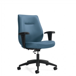 Fauteuil fonctionnel à dossier moyen, assise régulière Model Thumbnail