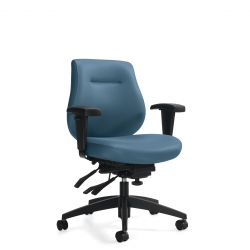 Fauteuil à basculements multiples à dossier bas, petite assise Model Thumbnail
