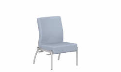 Chaise à dossier bas, brides de jumelage à droite et à gauche, sans accoudoirs Chaise à dossier bas, brides de jumelage à droite et à gauche, sans accoudoirs Model Thumbnail