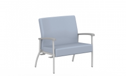 Fauteuil bariatrique à dossier bas, brides de jumelage à gauche et à droite Fauteuil bariatrique à dossier bas, brides de jumelage à gauche et à droite Model Thumbnail