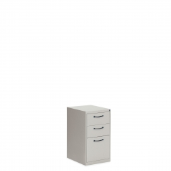 Caisson 19 po – 2 tiroirs simples, 1 tiroir classeur Model Thumbnail