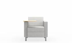 Lounge Chair, Right Tablet, Laminate Finish Model Thumbnail