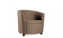 Fauteuil club, roulettes Model Thumbnail
