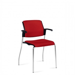 Fauteuil empilable, assise et dossier rembourrés Fauteuil empilable, assise et dossier rembourrés Model Thumbnail