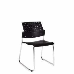 Chaise empilable, piétement monobloc, sans accoudoirs Model Thumbnail