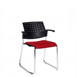 Fauteuil empilable, assise rembourrée Fauteuil empilable, assise rembourrée Model Thumbnail