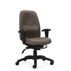 Fauteuil à basculements multiples à dossier haut, Schukra, assise régulière Model Thumbnail