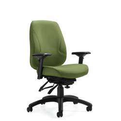 Fauteuil à basculements multiples à dossier moyen, grande assise Fauteuil à basculements multiples à dossier moyen, grande assise Model Thumbnail