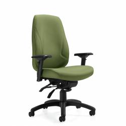 Fauteuil à basculements multiples à dossier haut, assise régulière Fauteuil à basculements multiples à dossier haut, assise régulière Model Thumbnail