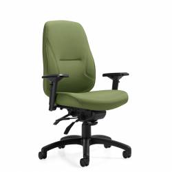 Fauteuil à basculement aux genoux à dossier haut, Schukra, assise régulière Fauteuil à basculement aux genoux à dossier haut, Schukra, assise régulière Model Thumbnail