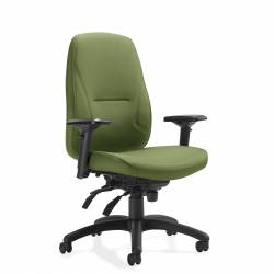 Fauteuil à basculements multiples haut rendement 24 h à dossier haut, Schukra, assise régulière Fauteuil à basculements multiples haut rendement 24 h à dossier haut, Schukra, assise régulière Model Thumbnail