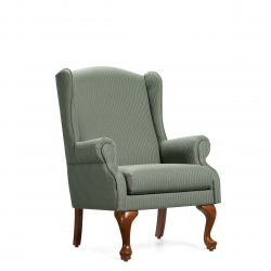 High Back Armchair, Queen Anne Legs Model Thumbnail