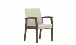 Fauteuil de salle à manger à dossier bas, accoudoirs à joue ouverte Model Thumbnail
