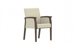 Fauteuil de salle à manger à dossier bas, accoudoirs à joue pleine Model Thumbnail