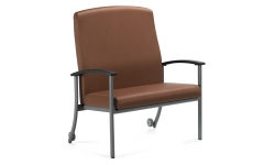 Fauteuil bariatrique à dossier haut, roulettes arrière Fauteuil bariatrique à dossier haut, roulettes arrière Model Thumbnail