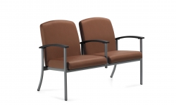 Fauteuil deux places à dossier bas, accoudoir central Fauteuil deux places à dossier bas, accoudoir central Model Thumbnail