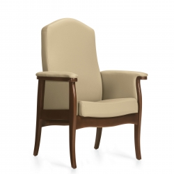 Fauteuil à dossier flexible, accoudoirs à joue pleine Fauteuil à dossier flexible, accoudoirs à joue pleine Model Thumbnail