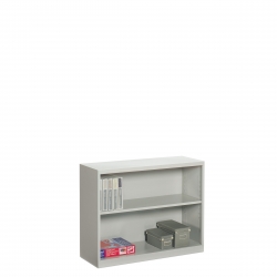 2 Shelf Metal Bookcase Model Thumbnail