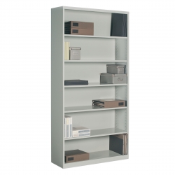6 Shelf Metal Bookcase Model Thumbnail