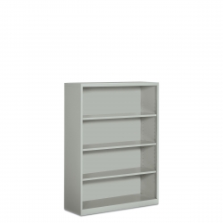 3 Shelf Steel Bookcase Model Thumbnail