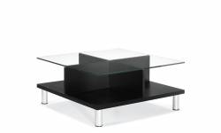 Table de salon carrée avec dessus en verre Table de salon carrée avec dessus en verre Model Thumbnail