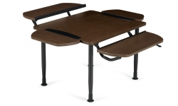 Ensemble B : table polyvalente à dessus en stratifié haute pression, deux tablettes à deux supports E-Z Lift et tablettes écritoires Model Thumbnail