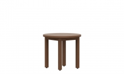 Table de bout circulaire de style Chippendale, 24 po L x 24 po P Model Thumbnail