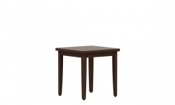 Table de bout carrée à pieds effilés, 21 po L x 21 po P Model Thumbnail