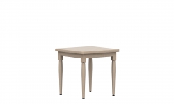 Table de bout carrée à pieds ronds, 21 po L x 21 po P Model Thumbnail