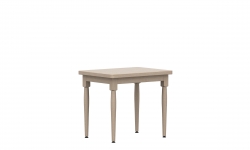 Table de bout rectangulaire à pieds ronds, 18 po L x 24 po P Model Thumbnail