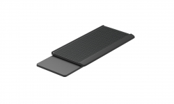 Tablette à clavier avec porte-souris coulissant Tablette à clavier avec porte-souris coulissant Model Thumbnail